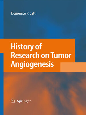 cover image of History of Research on Tumor Angiogenesis